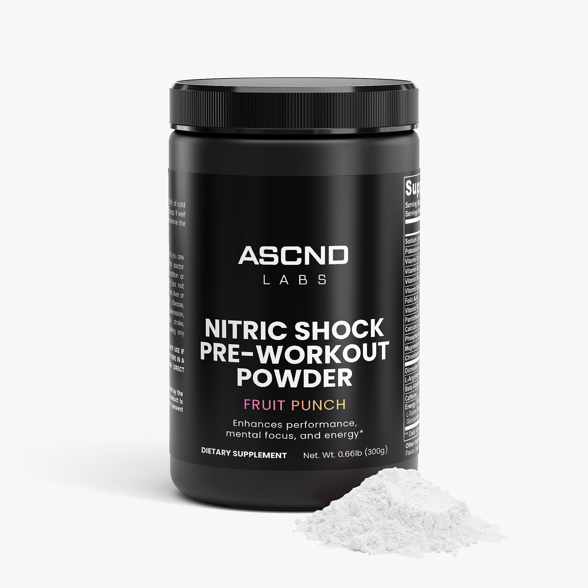 Nitric Shock Pre-Workout Powder (Fruit Punch)
